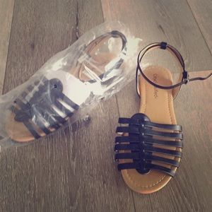 Black sandals